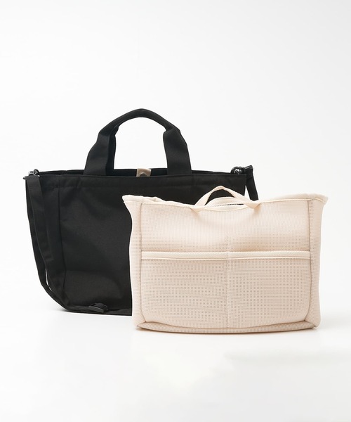 EARTH MADE(アースメイド)の「【WEB限定】【EARTH MADE】RePET 2WAYトートバッグ(トートバッグ・レディース・グレー/ブラック/ベージュ・フリー)」の13枚目の写真