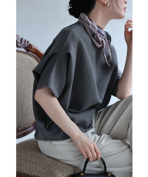 cawaii(カワイイ)の「変形で上半身カバー 折り紙トップス(その他トップス・レディース・ホワイト/チャコール/ライム・FREE)」の9枚目の写真
