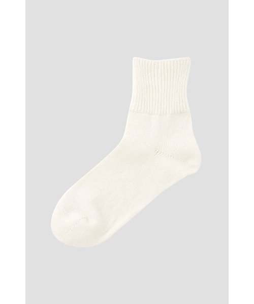 MHL.（エムエイチエル）の「WA-SHI COTTON SOCK（ソックス/靴下・レディース・チャコール/グリーン/ホワイト・FREE）」の2枚目の写真