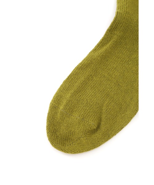 MHL.（エムエイチエル）の「WA-SHI COTTON SOCK（ソックス/靴下・レディース・チャコール/グリーン/ホワイト・FREE）」の6枚目の写真