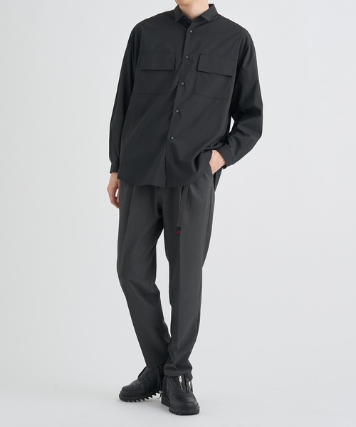 WHITE MOUNTAINEERING（ホワイトマウンテニアリング）の「【White Mountaineering / ホワイトマウンテニアリング】WM×GRAMICCI 2 TUCK TAPERED PANTS（スラックス・メンズ・ブラック/ダークグレー/ネイビー・0/1/2）」の16枚目の写真