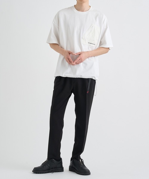 WHITE MOUNTAINEERING（ホワイトマウンテニアリング）の「【White Mountaineering / ホワイトマウンテニアリング】WM×GRAMICCI 2 TUCK TAPERED PANTS（スラックス・メンズ・ブラック/ダークグレー/ネイビー・0/1/2）」の4枚目の写真