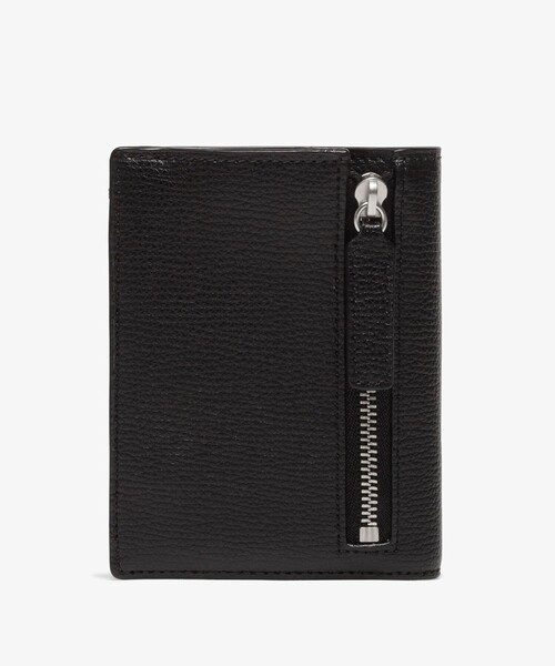 LACOSTE（ラコステ）の「シュリンクレザー バーティカル2つ折りウォレット（財布・メンズ・ブラック/ネイビー・FREE）」の3枚目の写真