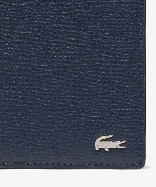 LACOSTE（ラコステ）の「シュリンクレザー バーティカル2つ折りウォレット（財布・メンズ・ブラック/ネイビー・FREE）」の9枚目の写真