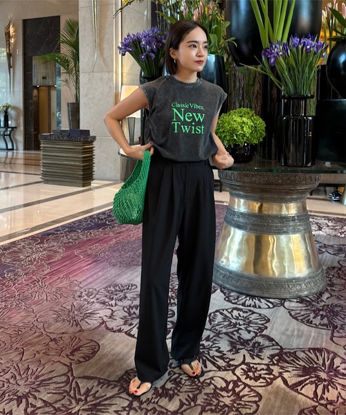 [ 春名亜美さんコラボ ]選べるロゴプリントカットソーの22枚目の写真