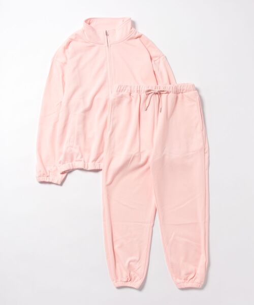 CERCA（チェルカ）の「【NOWLE】スタンドカラー ジップ スウェット ジャケット / トラック パンツ セットアップ（スウェット・メンズ・ネイビー/ピンク・MEDIUM/LARGE）」の21枚目の写真