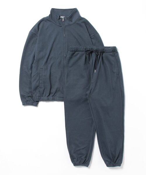 CERCA（チェルカ）の「【NOWLE】スタンドカラー ジップ スウェット ジャケット / トラック パンツ セットアップ（スウェット・メンズ・ネイビー/ピンク・MEDIUM/LARGE）」の22枚目の写真