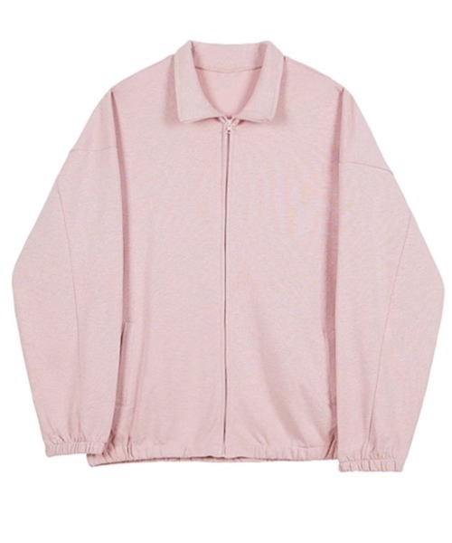 CERCA（チェルカ）の「【NOWLE】スタンドカラー ジップ スウェット ジャケット / トラック パンツ セットアップ（スウェット・メンズ・ネイビー/ピンク・MEDIUM/LARGE）」の8枚目の写真