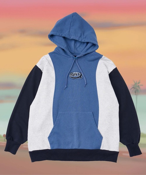 ROXY（ロキシー）の「LONG JOURNEY HOODIE /ロキシーオーバーサイズスウェットフーディ・パーカー（スウェット・レディース・グレー/ブラック/ブラック系その他・MEDIUM/LARGE/SMALL）」の10枚目の写真