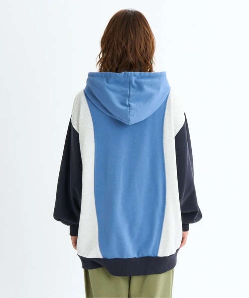 ROXY（ロキシー）の「LONG JOURNEY HOODIE /ロキシーオーバーサイズスウェットフーディ・パーカー（スウェット・レディース・グレー/ブラック/ブラック系その他・MEDIUM/LARGE/SMALL）」の13枚目の写真