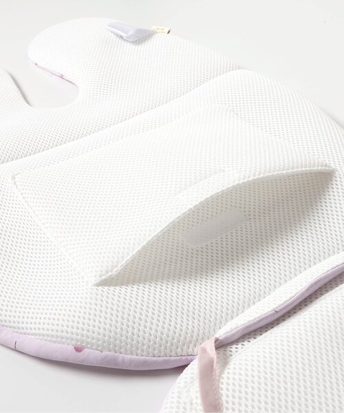 apres les cours（アプレレクール）の「ひんやりベビーカーシート（ベビーカー/ベビーカー用品・キッズ・アイボリー/ピンク・FREE）」の4枚目の写真