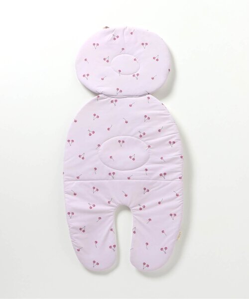 apres les cours（アプレレクール）の「ひんやりベビーカーシート（ベビーカー/ベビーカー用品・キッズ・アイボリー/ピンク・FREE）」の10枚目の写真