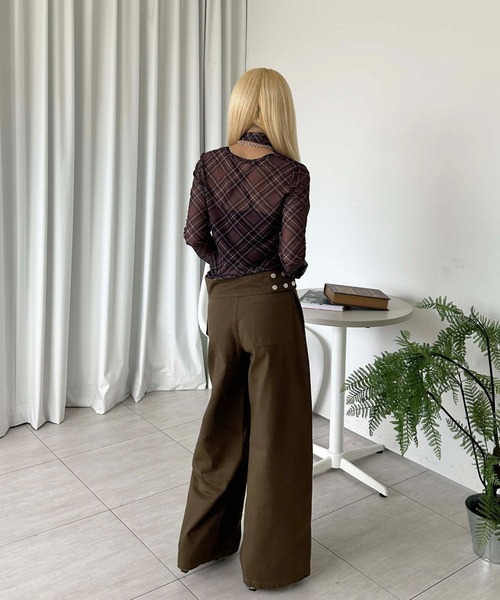 sedacle girl（セダクルガール）の「ベルトバッグSET ツイルパンツ（その他パンツ・レディース・ブラック/ブラウン・SMALL/MEDIUM）」の9枚目の写真