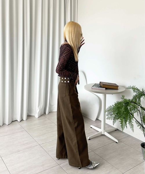 sedacle girl（セダクルガール）の「ベルトバッグSET ツイルパンツ（その他パンツ・レディース・ブラック/ブラウン・SMALL/MEDIUM）」の8枚目の写真