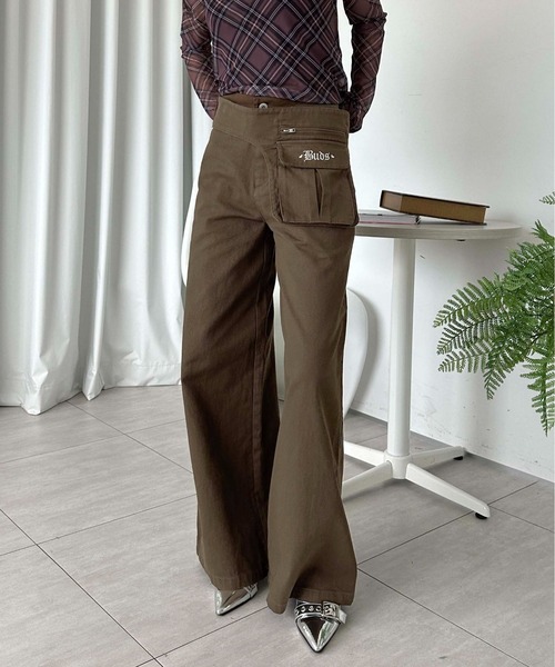 sedacle girl（セダクルガール）の「ベルトバッグSET ツイルパンツ（その他パンツ・レディース・ブラック/ブラウン・SMALL/MEDIUM）」の3枚目の写真