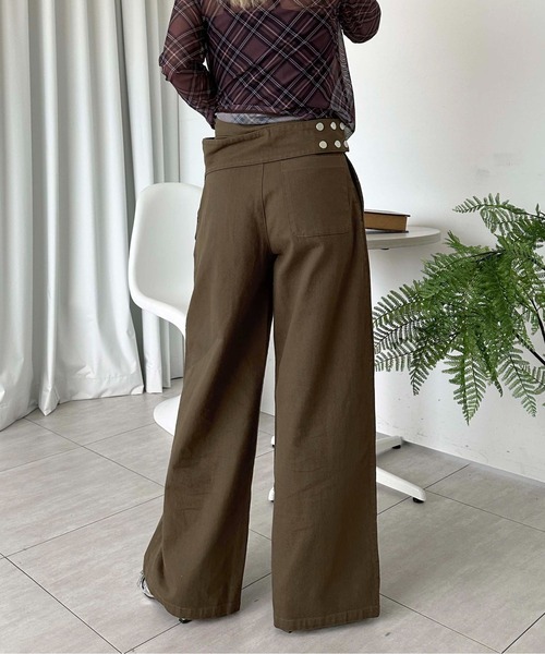 sedacle girl（セダクルガール）の「ベルトバッグSET ツイルパンツ（その他パンツ・レディース・ブラック/ブラウン・SMALL/MEDIUM）」の6枚目の写真