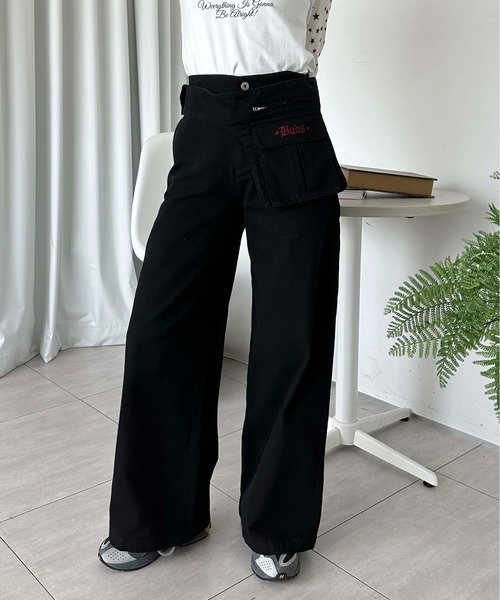 sedacle girl（セダクルガール）の「ベルトバッグSET ツイルパンツ（その他パンツ・レディース・ブラック/ブラウン・SMALL/MEDIUM）」の12枚目の写真