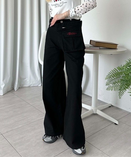 sedacle girl（セダクルガール）の「ベルトバッグSET ツイルパンツ（その他パンツ・レディース・ブラック/ブラウン・SMALL/MEDIUM）」の13枚目の写真