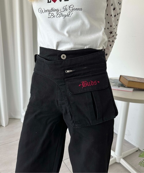 sedacle girl（セダクルガール）の「ベルトバッグSET ツイルパンツ（その他パンツ・レディース・ブラック/ブラウン・SMALL/MEDIUM）」の10枚目の写真