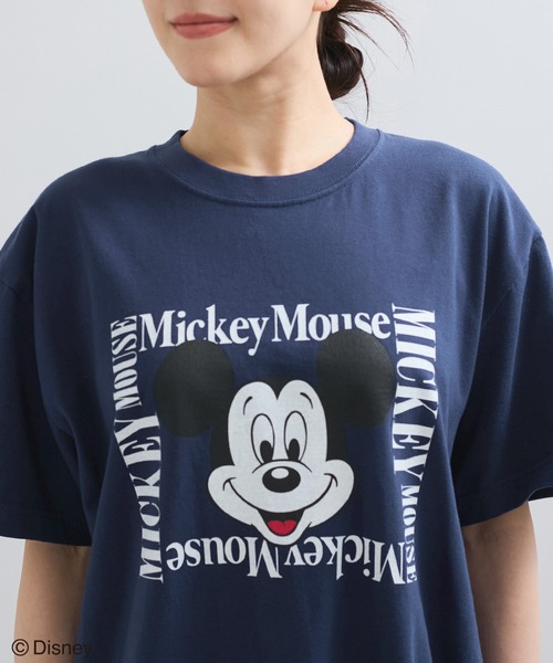 セール】【GOOD ROCK SPEED】Mickey Mouse/ Face プリントTシャツ（T