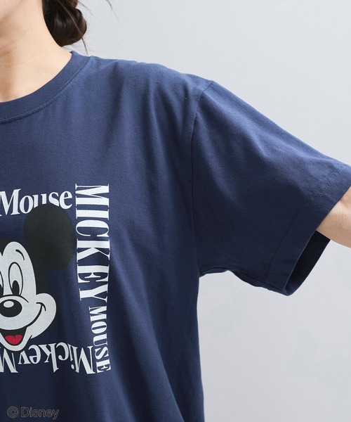 セール】【GOOD ROCK SPEED】Mickey Mouse/ Face プリントTシャツ（T