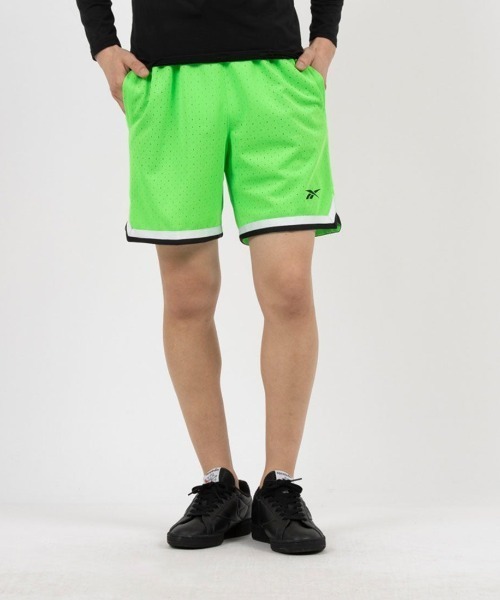 Reebok(リーボック)の「バスケットボール トランジション ショーツ / BASKETBALL TRANSITION SHORT(その他パンツ・メンズ・ライム/ホワイト/ブラック×レッド/ブラック×ホワイト・MEDIUM/XX-LARGE/LARGE/X-LARGE/SMALL)」の4枚目の写真
