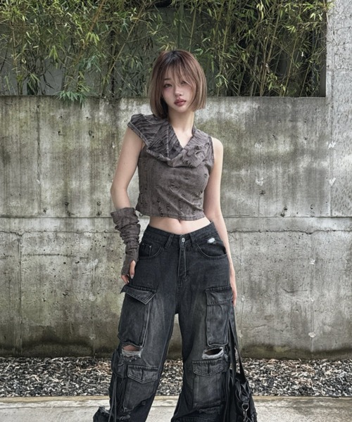 GCDS 売れ筋商品|||ジーシーディーエス Tシャツ トップス レディース Tops Orange GCDS(ジーシーディーエス) Tシャツ・カットソー(メンズ) - 海外
