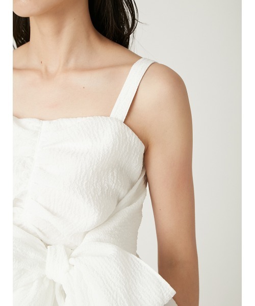 FRAY I.D(フレイアイディー)の「2wayリボントップス(シャツ/ブラウス・レディース・ブラウン/ピンク/ホワイト・1/0)」の17枚目の写真