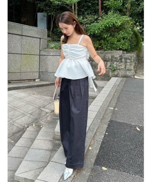 本日購入即日配送可能‼️2wayリボントップス 2wayリボントップス（カットソー/Tシャツ）｜FRAY I.D（フレイ