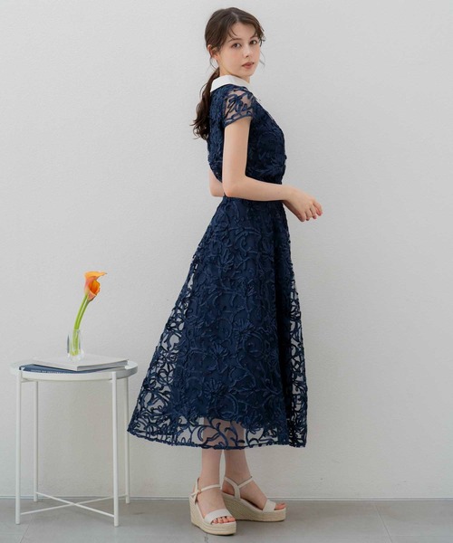 NOELA(ノエラ)の「コード刺繍ブラウス(シャツ/ブラウス・レディース・ネイビー/オフホワイト・フリー)」の16枚目の写真