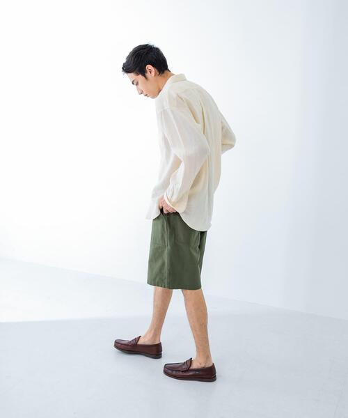 URBAN RESEARCH(アーバンリサーチ)の「LINEN LONG-SLEEVE SHIRTS(シャツ/ブラウス・メンズ・オフホワイト/カーキ/ネイビー/スミクロ・SMALL/MEDIUM/LARGE)」の7枚目の写真