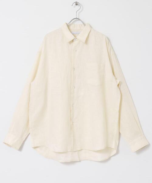 URBAN RESEARCH(アーバンリサーチ)の「LINEN LONG-SLEEVE SHIRTS(シャツ/ブラウス・メンズ・オフホワイト/カーキ/ネイビー/スミクロ・SMALL/MEDIUM/LARGE)」の13枚目の写真