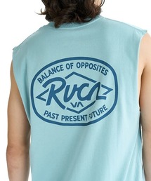 RVCA | RVCA メンズ RANCH SEA TT タンクトップ 【2025年夏モデル】/ルーカバックプリントノースリーブマッスルタンク(タンクトップ)