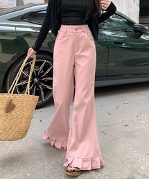 LAFFMO | 裾プリーツパンツ(その他パンツ)