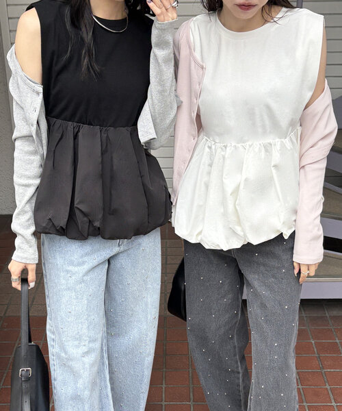 セール】バルーンドッキングTシャツ（Tシャツ/カットソー