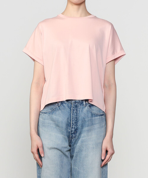 handvaerk | 60/2 クルーネック ワイドTシャツ SOLID WOMEN（T