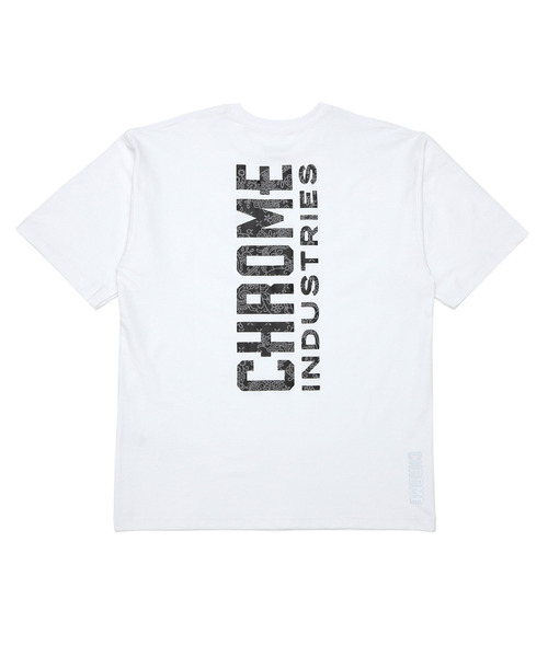 CHROME（クローム）の「［ CHROME / クローム ］LSC TEE WIDE FIT GWG / ライムストーン ケーブ ティー ワイド フィット GWG 接触冷感 空間冷却 鍾乳洞TEE（Tシャツ/カットソー・メンズ・ブラック/ホワイト・XL/M/L）」の3枚目の写真