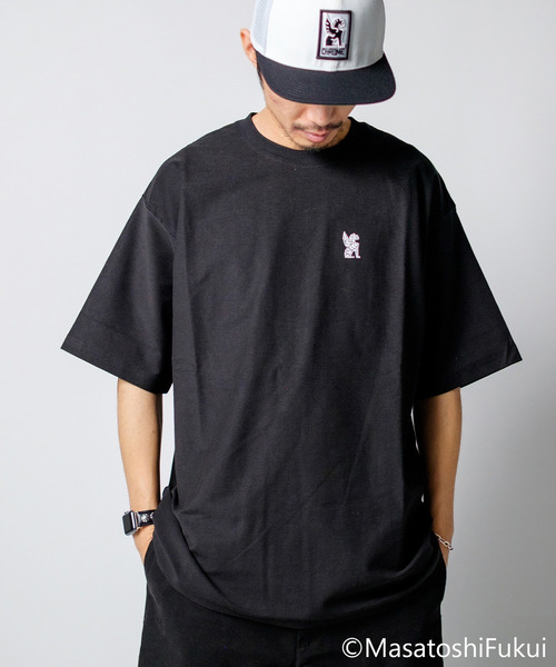 CHROME（クローム）の「［ CHROME / クローム ］LSC TEE WIDE FIT GWG / ライムストーン ケーブ ティー ワイド フィット GWG 接触冷感 空間冷却 鍾乳洞TEE（Tシャツ/カットソー・メンズ・ブラック/ホワイト・XL/M/L）」の15枚目の写真