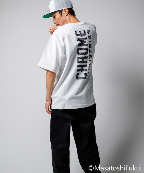 CHROME（クローム）の「［ CHROME / クローム ］LSC TEE WIDE FIT GWG / ライムストーン ケーブ ティー ワイド フィット GWG 接触冷感 空間冷却 鍾乳洞TEE（Tシャツ/カットソー・メンズ・ブラック/ホワイト・XL/M/L）」の11枚目の写真