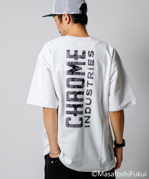 CHROME（クローム）の「［ CHROME / クローム ］LSC TEE WIDE FIT GWG / ライムストーン ケーブ ティー ワイド フィット GWG 接触冷感 空間冷却 鍾乳洞TEE（Tシャツ/カットソー・メンズ・ブラック/ホワイト・XL/M/L）」の12枚目の写真