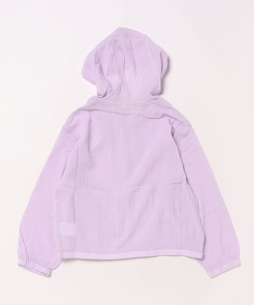BABYDOLL（ベビードール）の「UVカット パーカー 0508K（パーカー・キッズ・オフホワイト/ベビーピンク/パープル・110cm/120cm/130cm/140cm/90cm/100cm）」の4枚目の写真