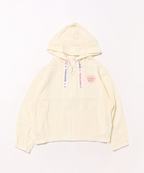 BABYDOLL（ベビードール）の「UVカット パーカー 0508K（パーカー・キッズ・オフホワイト/ベビーピンク/パープル・110cm/120cm/130cm/140cm/90cm/100cm）」の15枚目の写真