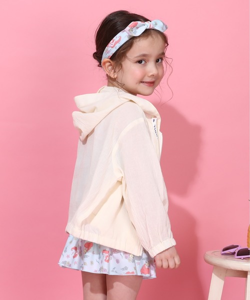 BABYDOLL（ベビードール）の「UVカット パーカー 0508K（パーカー・キッズ・オフホワイト/ベビーピンク/パープル・110cm/120cm/130cm/140cm/90cm/100cm）」の16枚目の写真