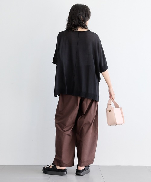 BARNYARDSTORM（バンヤードストーム）の「BARNYARDSTORM / ライトポンチョニット（ニット/セーター・レディース・ブラック/キャメル/ブルー・FREE）」の20枚目の写真