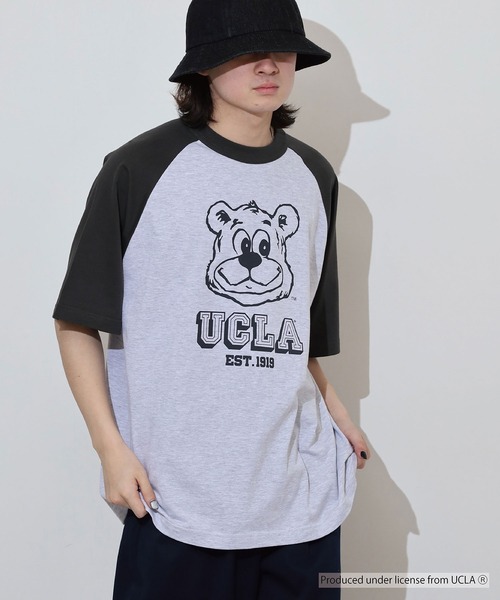 UCLA（ユーシーエルエー）の「UCLA OVERSIZED RAGLAN T-SHIRT カレッジ ラグラン（Tシャツ/カットソー・メンズ・スミクロ・L/M）」の16枚目の写真