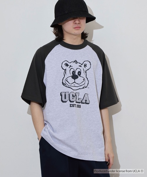 UCLA（ユーシーエルエー）の「UCLA OVERSIZED RAGLAN T-SHIRT カレッジ ラグラン（Tシャツ/カットソー・メンズ・スミクロ・L/M）」の15枚目の写真