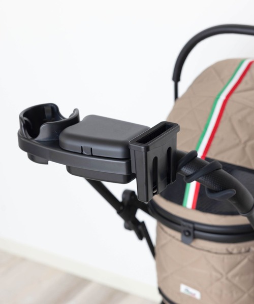 SweetMommy（スウィートマミー）の「ドリンクホルダー【トレータイプ】 [ベビーカー　ペットカート]（ベビーカー/ベビーカー用品・レディース・ブラック・FREE）」の3枚目の写真