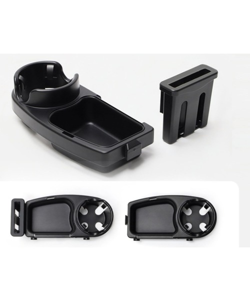 SweetMommy（スウィートマミー）の「ドリンクホルダー【トレータイプ】 [ベビーカー　ペットカート]（ベビーカー/ベビーカー用品・レディース・ブラック・FREE）」の7枚目の写真