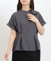 TRUDEA | ドライタッチペプラムブラウス(シャツ/ブラウス)