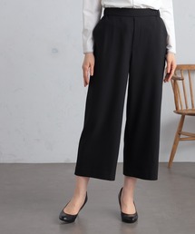 GALLORIA | 【キレメクパンツ】２wayストレッチ　さらっと快適　麻調ワイドパンツ(その他パンツ)